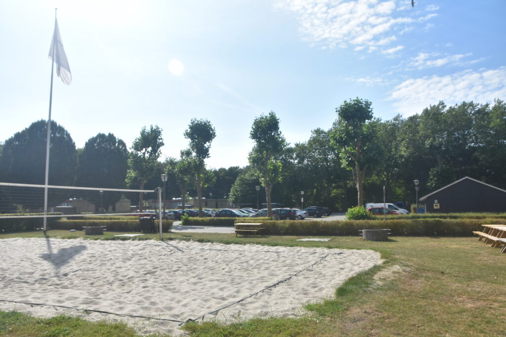 Volley og grillområde